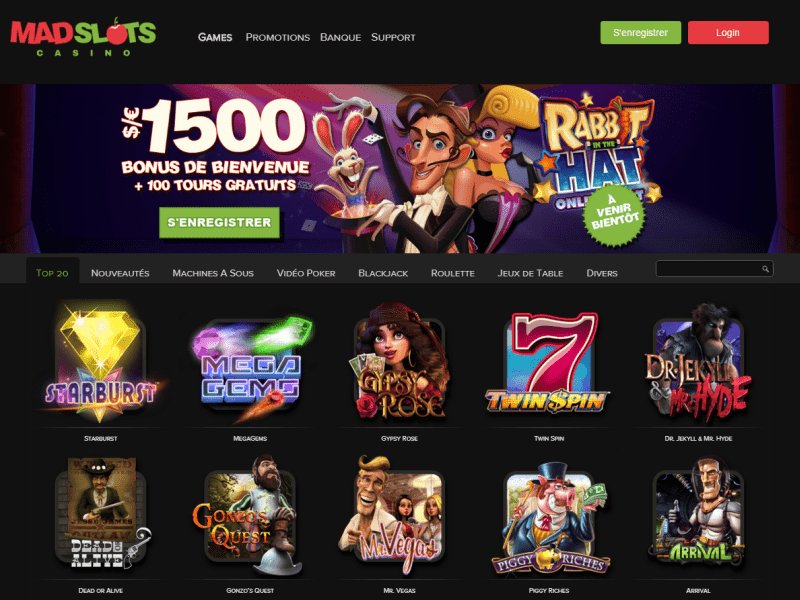 Madcasino slots à France